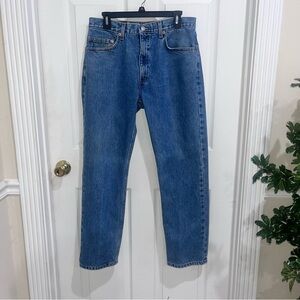 Levi’s 505 mens straight leg blue jeans